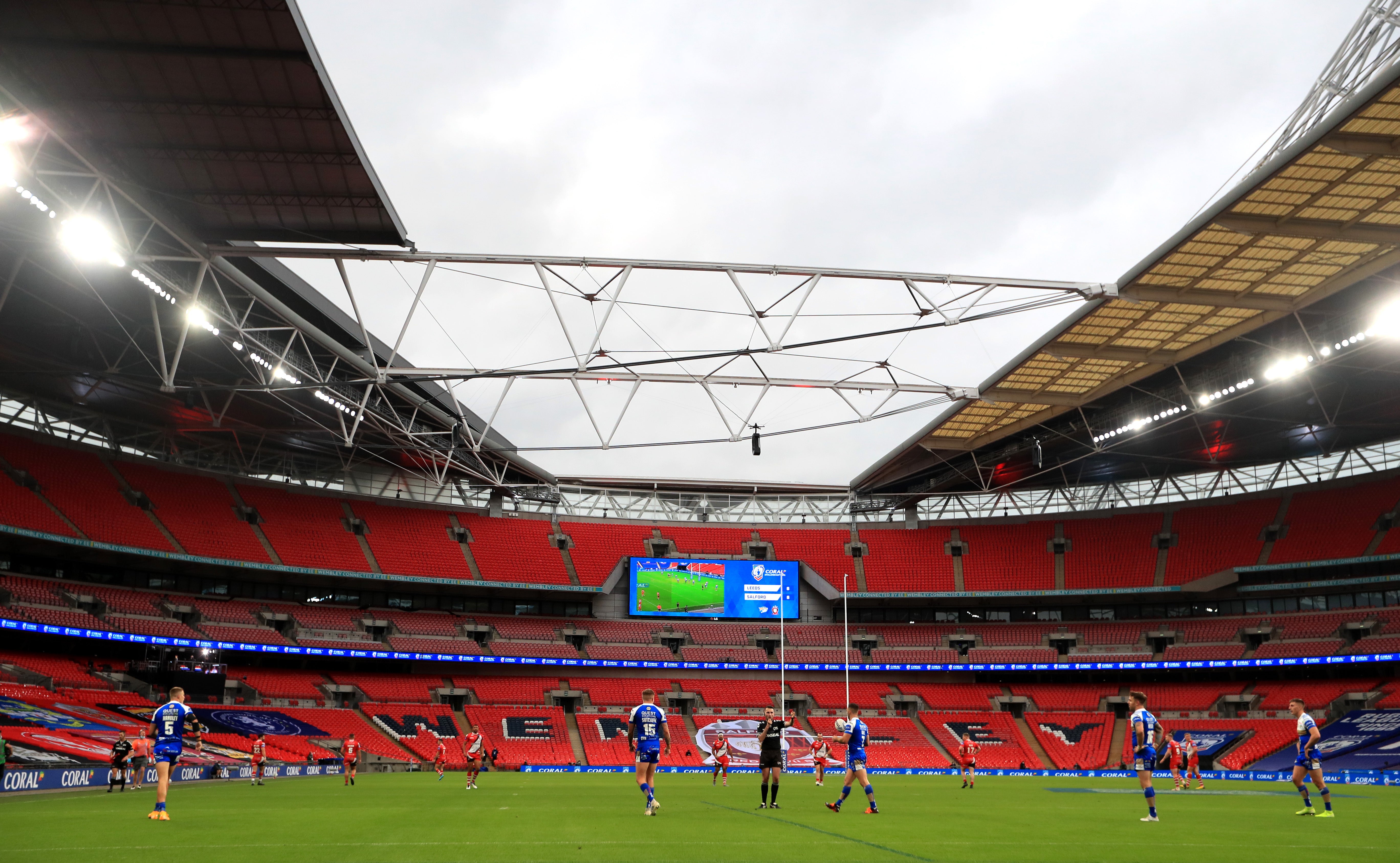 The Challenge Cup final will be played in front of 50 per cent capacity
