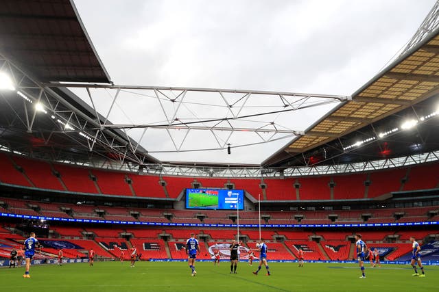 The Challenge Cup final will be played in front of 50 per cent capacity