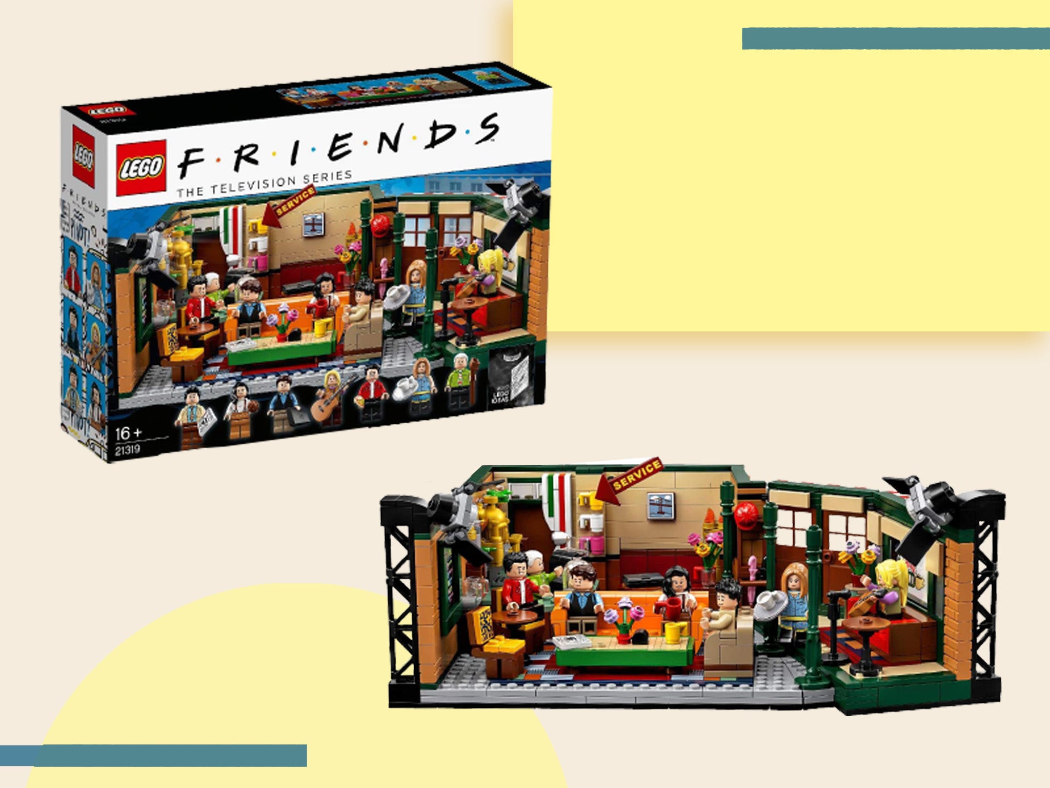 Lego 21319 central perk Friends serie TV NEUF joey ross Monica Phoebe  Chandler Rachel