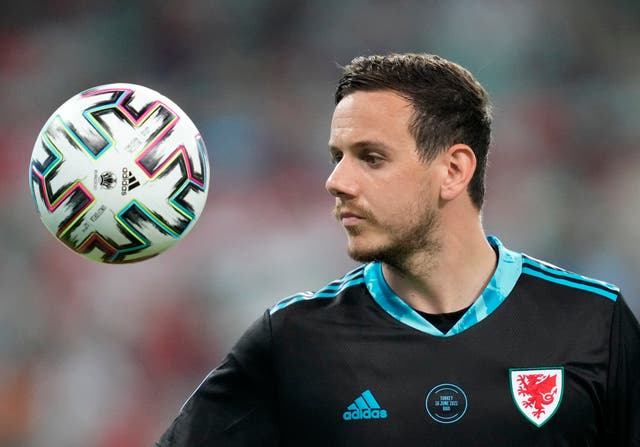 <p>Wales goalkeeper Danny Ward</p>