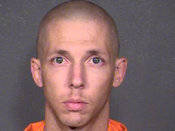 Shawn Michael Chock, 35, is accused of driving his pickup truck into a group of bicycle racers near Phoenix, Arizona.