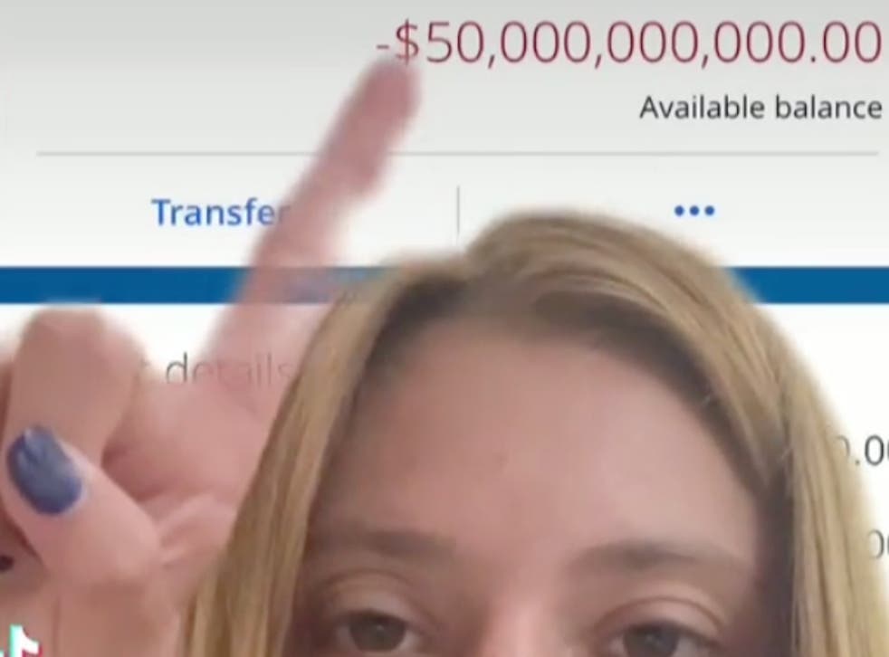 Woman wakes up to discover she&#39;s $50bn in debt | indy100