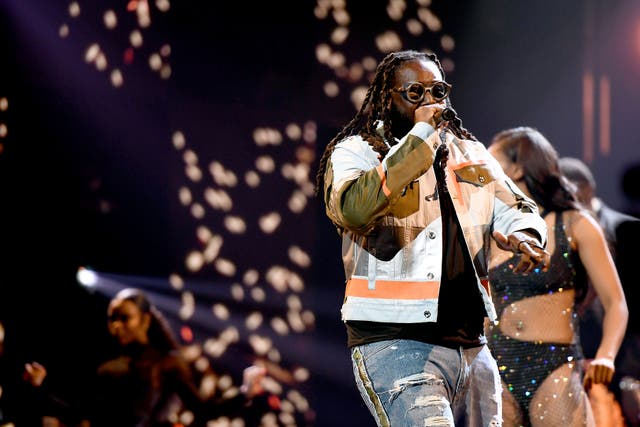 <p>File image: T-Pain performs onstage at the BET Hip Hop Awards 2019 </p>
