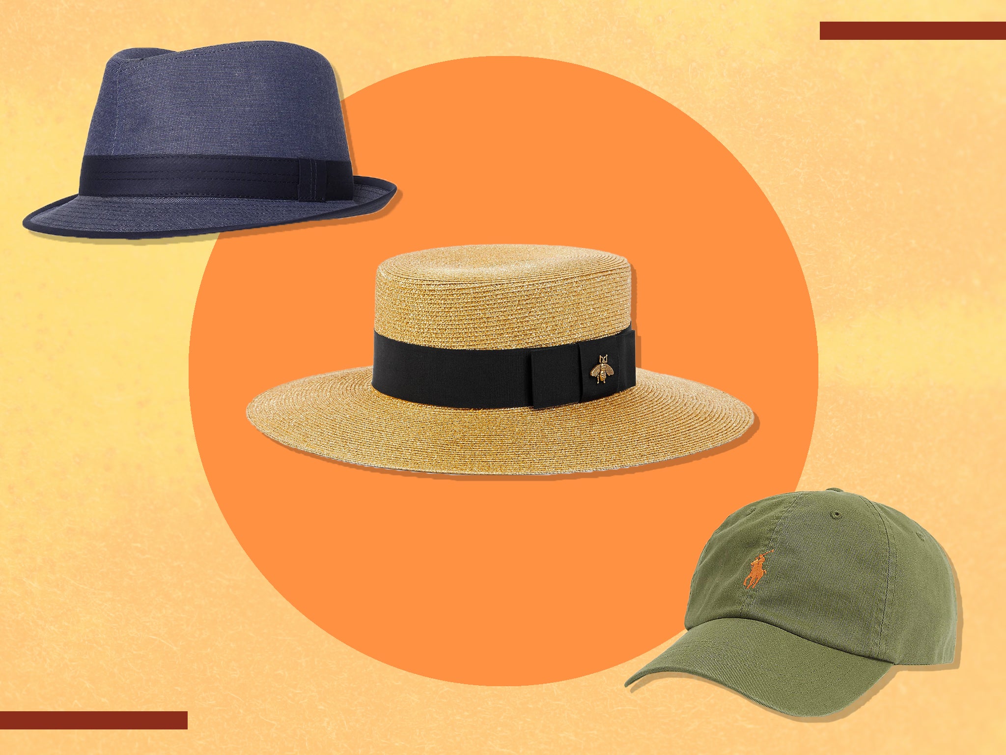 Summer Hats for Vacation Holiday Outing Foldable Floppy Trilby Gangster Cap UPF 50 Bucket Hats with Belt Buckle for Men 