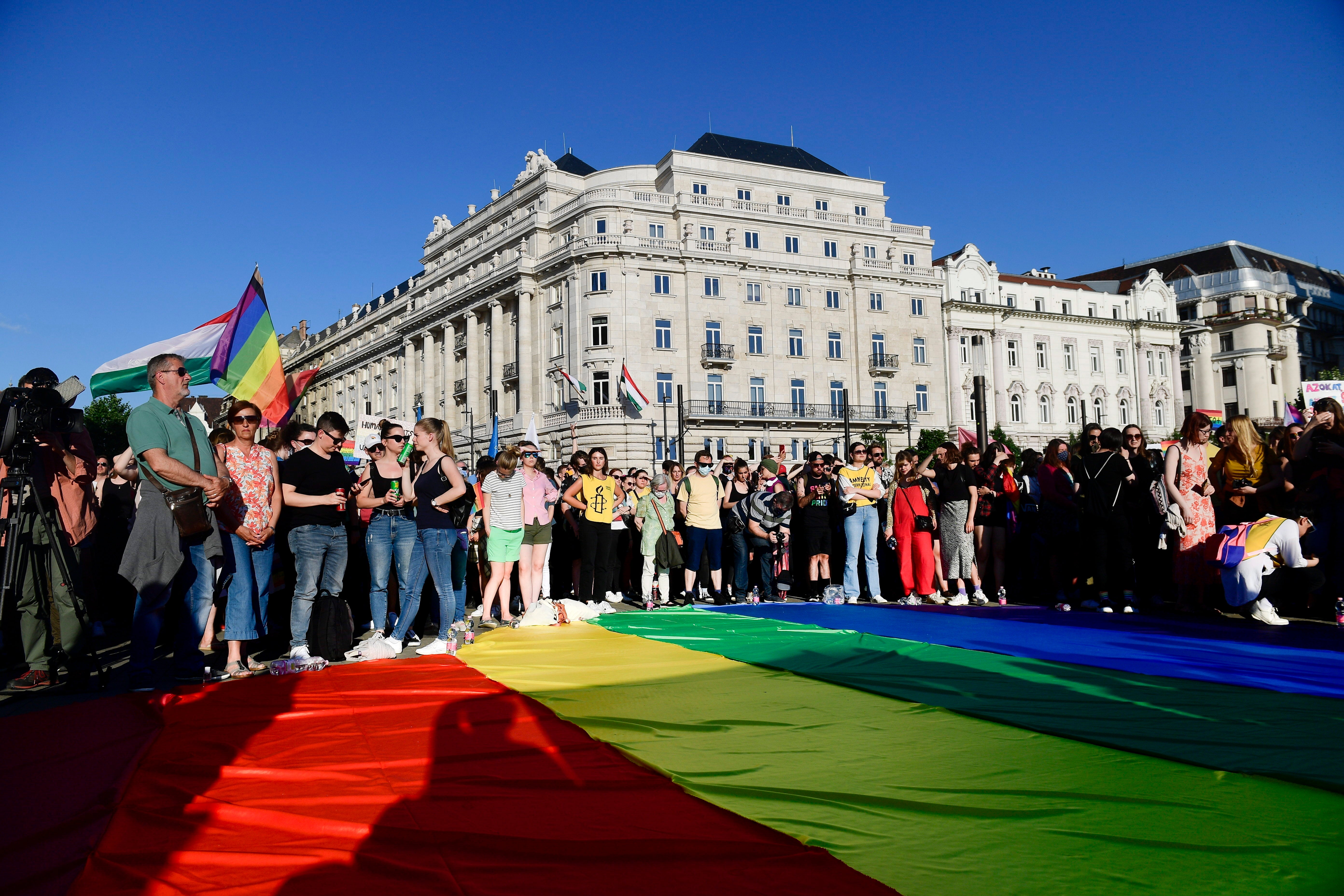 Hungary S Controversial LGBT Laws Are Against EU Values Says Germany   SEI83102633 