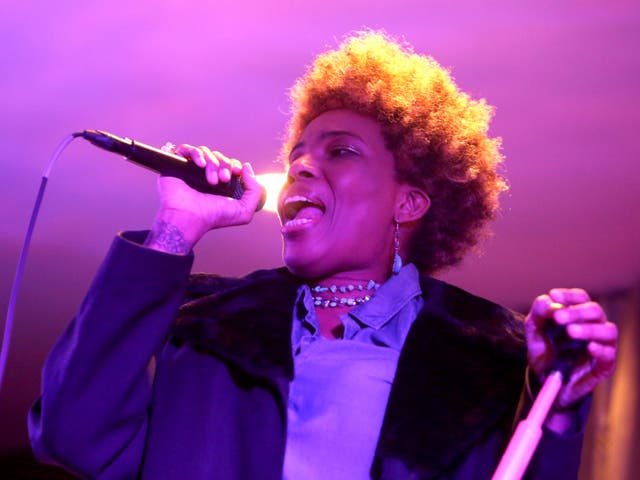 <p>Gray on stage in 2019</p>