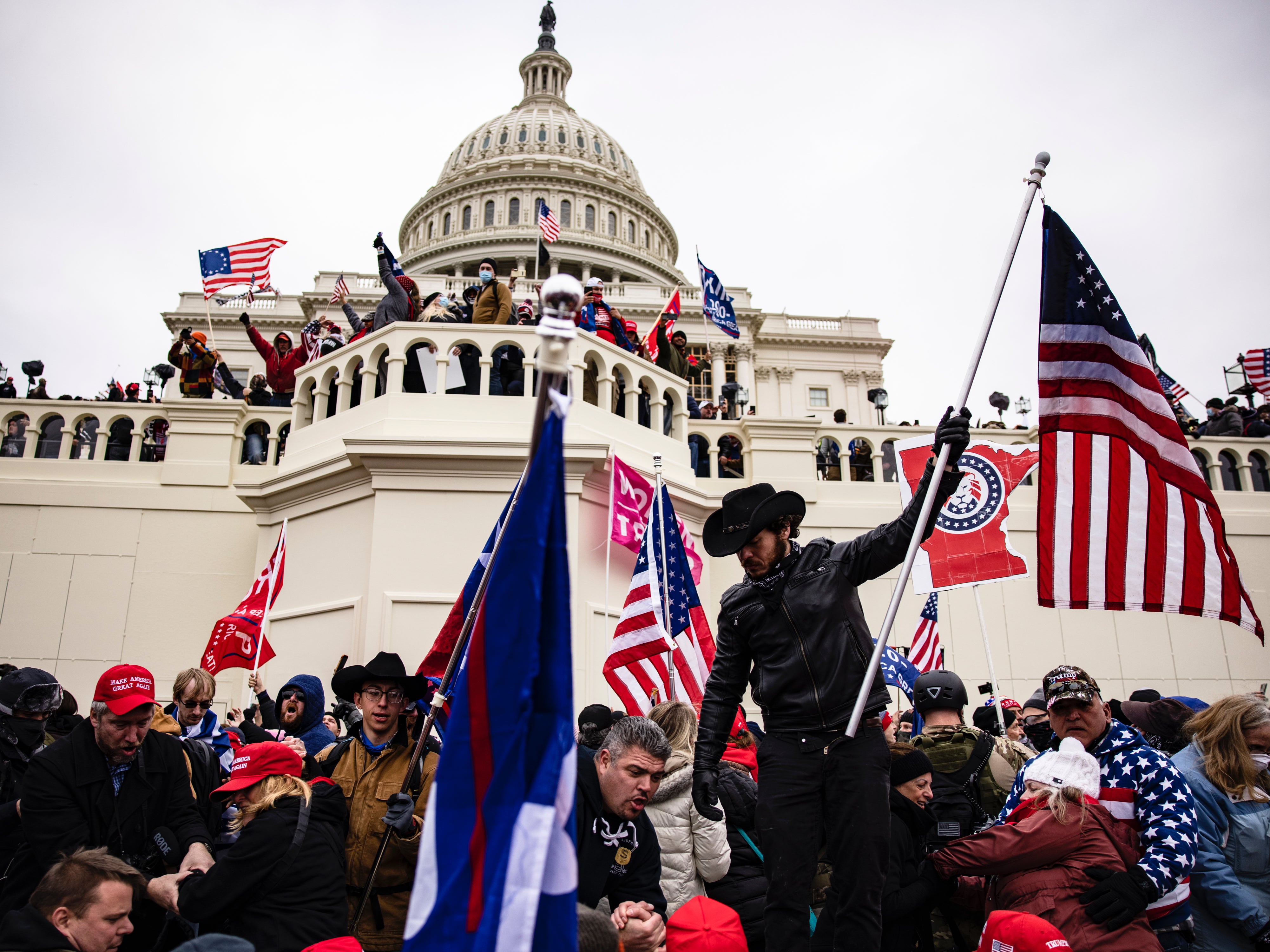 <p>Five people died in the Capitol riot back in January</p>