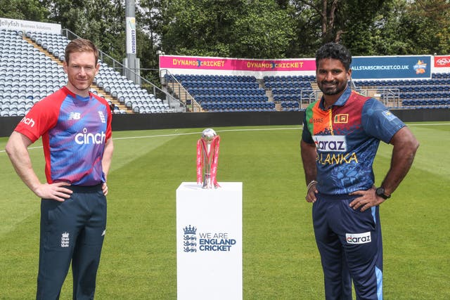 England and Sri Lanka are set for a three-match Twenty20 series (David Davies/PA)