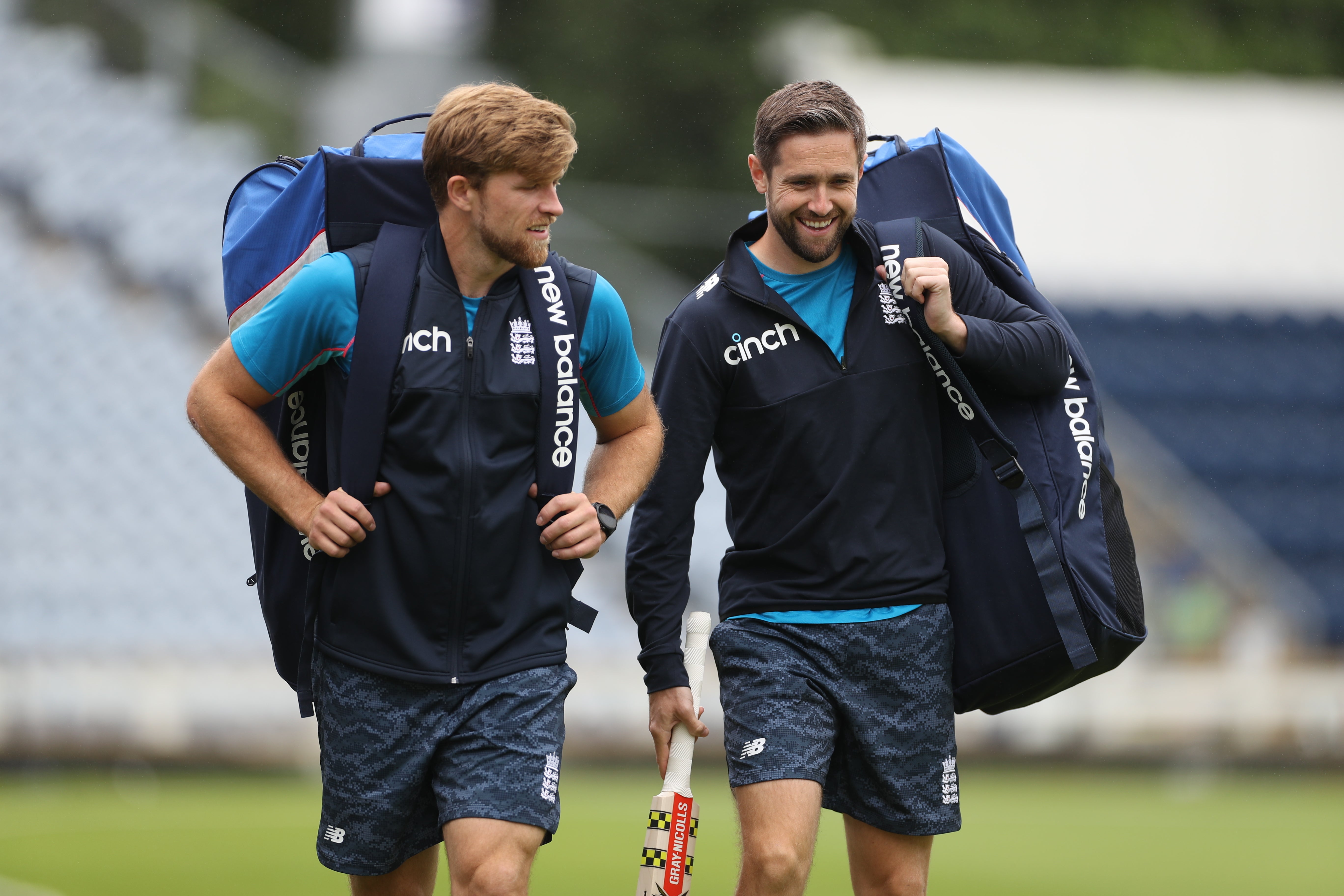 David Willey, left, and Chris Woakes are back in England's T20 squad (Bradley Collyer/PA)