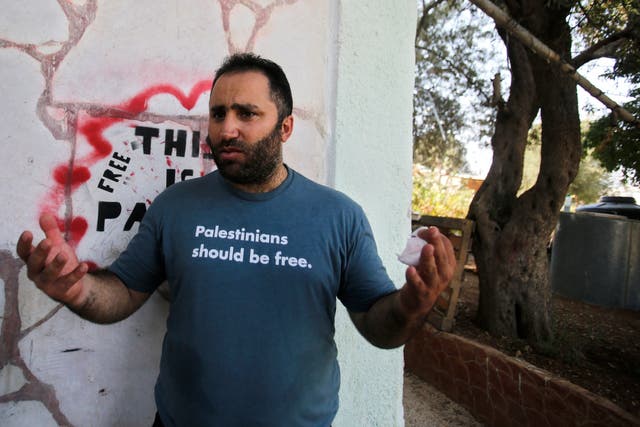 PALESTINOS-ACTIVISTA ARRESTADO