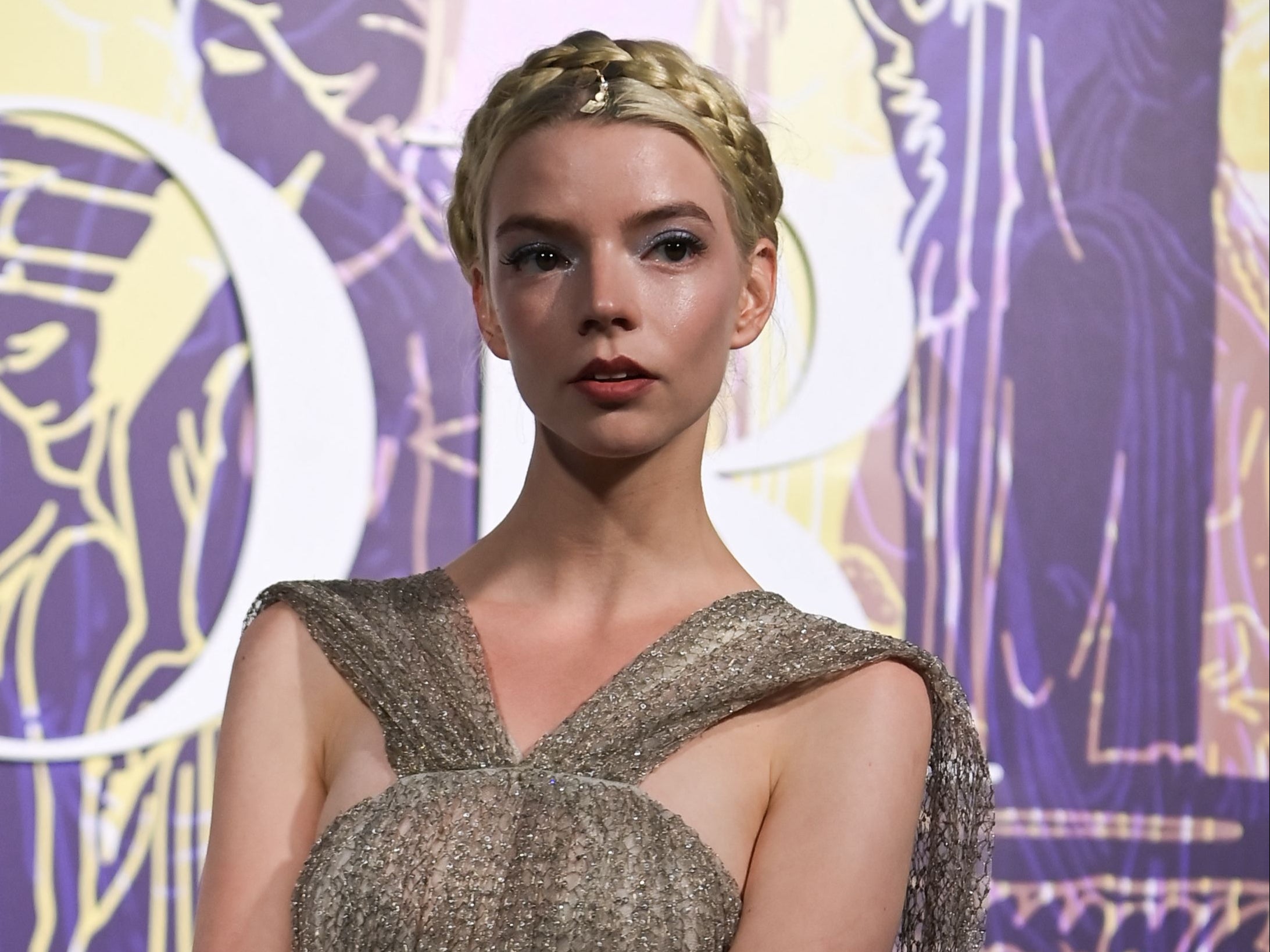 Anya Taylor-Joy at a Dior fashion show in Athens, Greece, on 17 June 2021