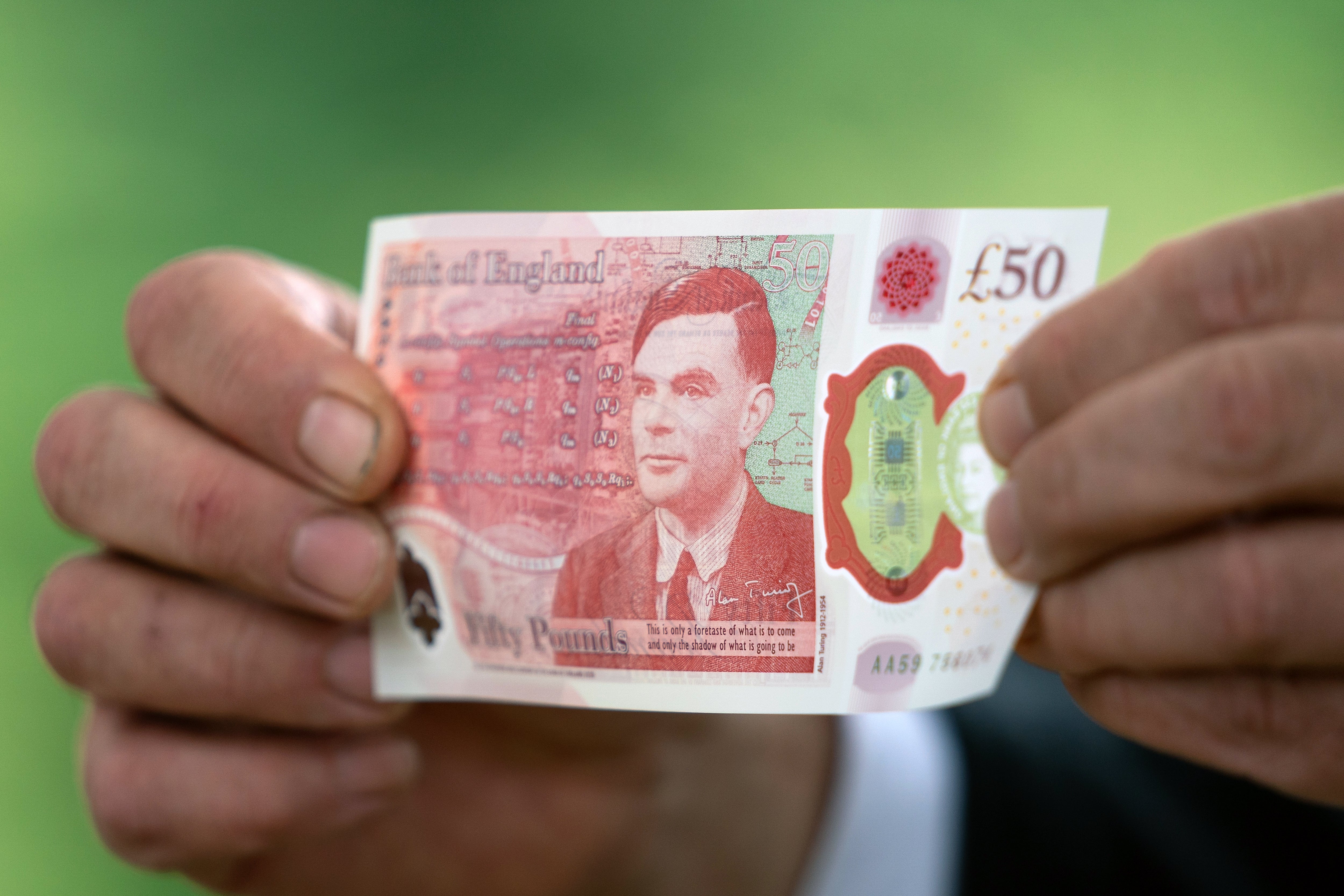 A ?50 banknote featuring Alan Turing is set for release on Wednesday