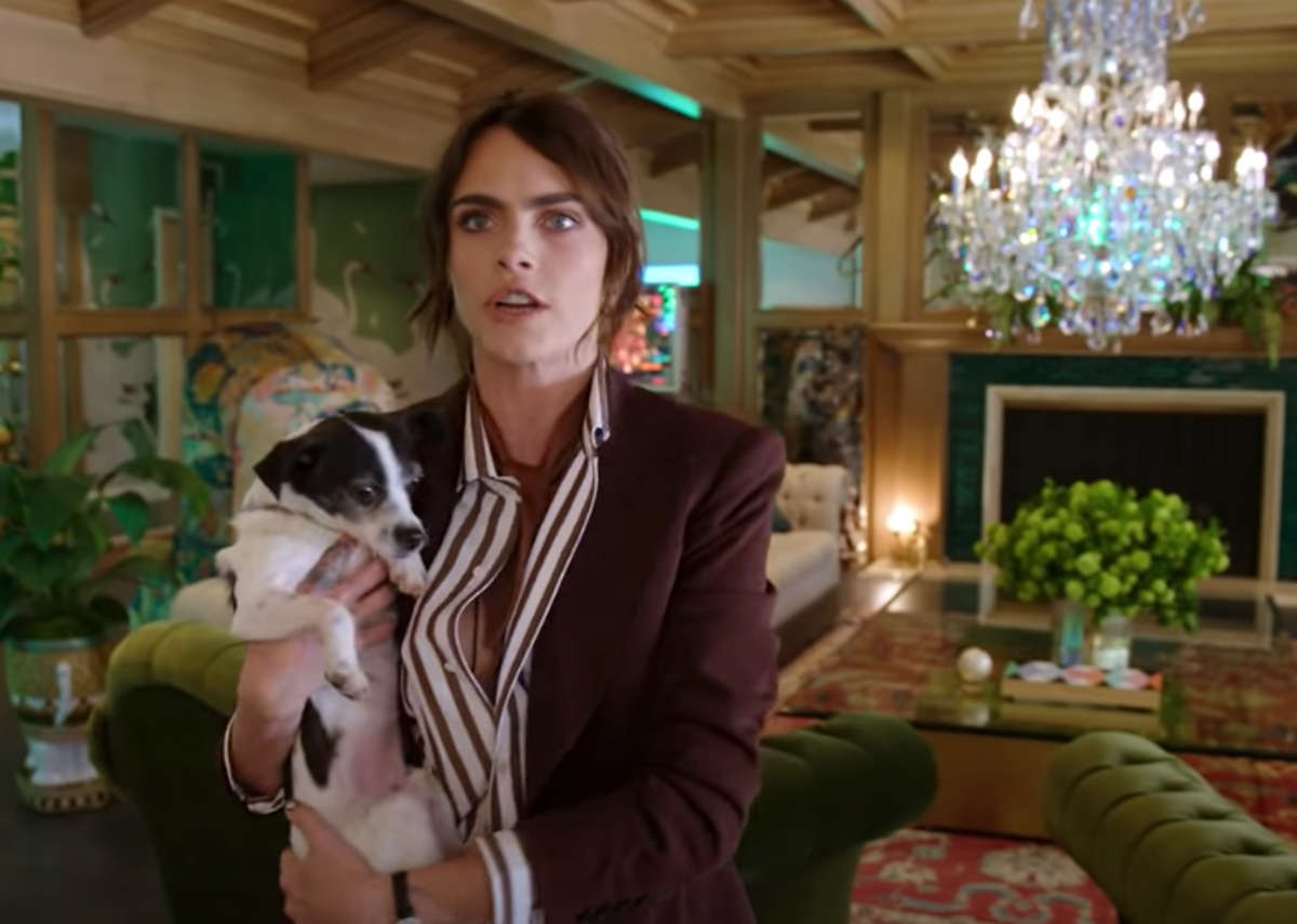 Cara Delevingne’s house has a vagina tunnel, a David Bowie bathroom and a David Lynch poker room