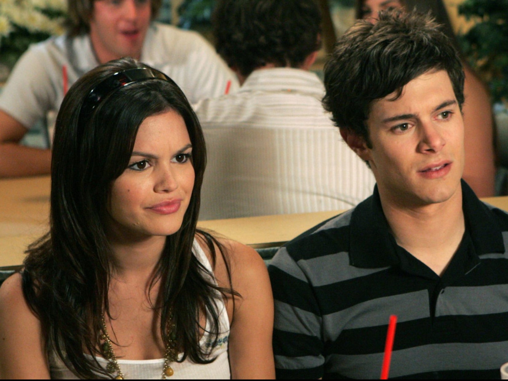 Rachel Bilson and Adam Brody star as Summer and Seth in ‘The OC’
