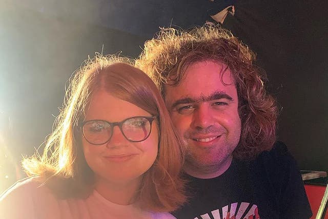 <p>‘The Undateables’ stars Lily Taylor and Daniel Wakeford</p>