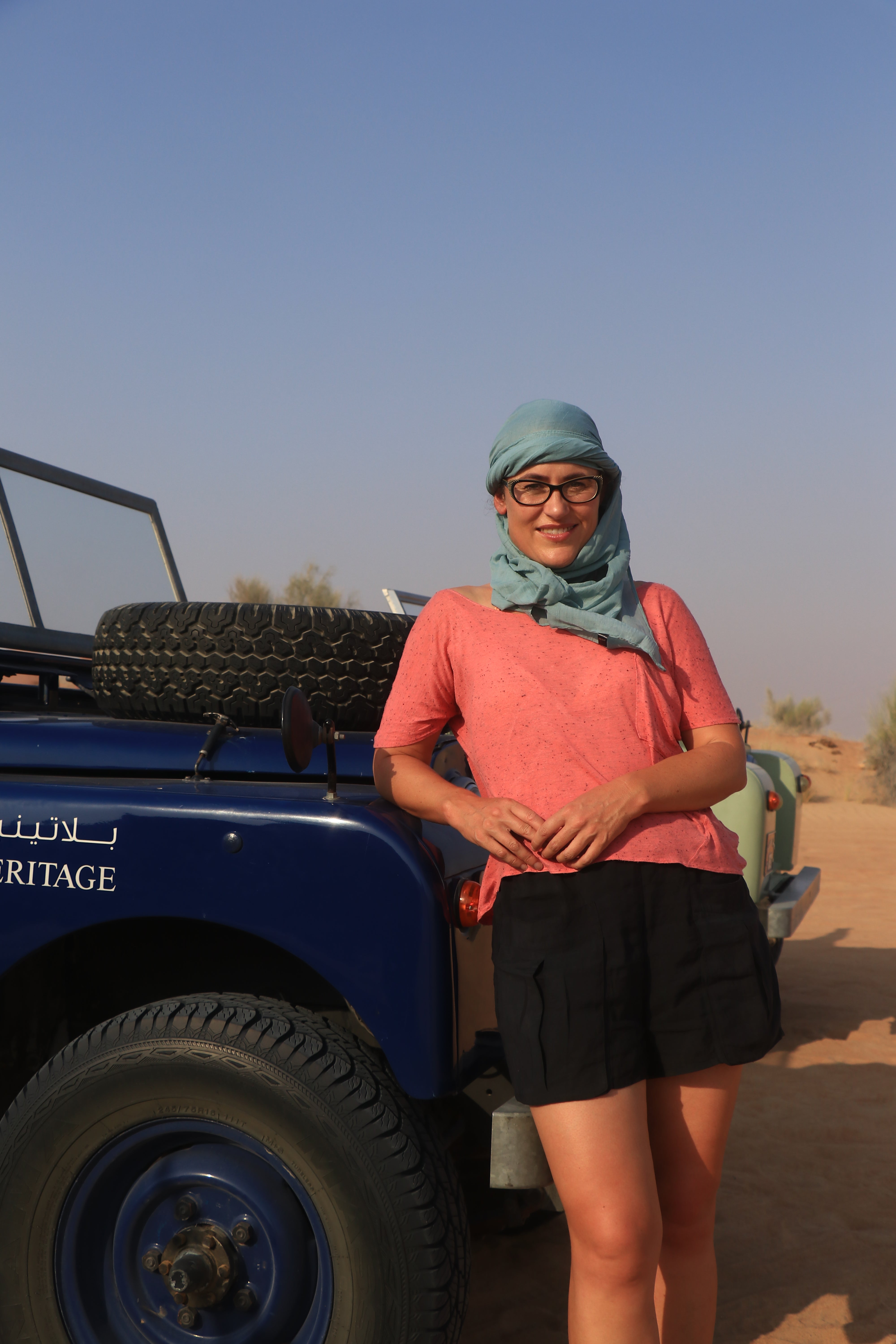 Sarah on a desert safari with Platinum Heritage (Platinum Heritage/PA)