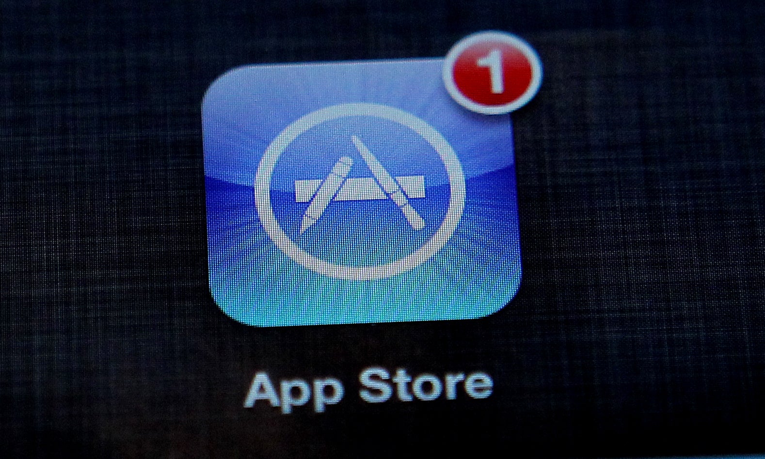The Apple App store app on an iPad