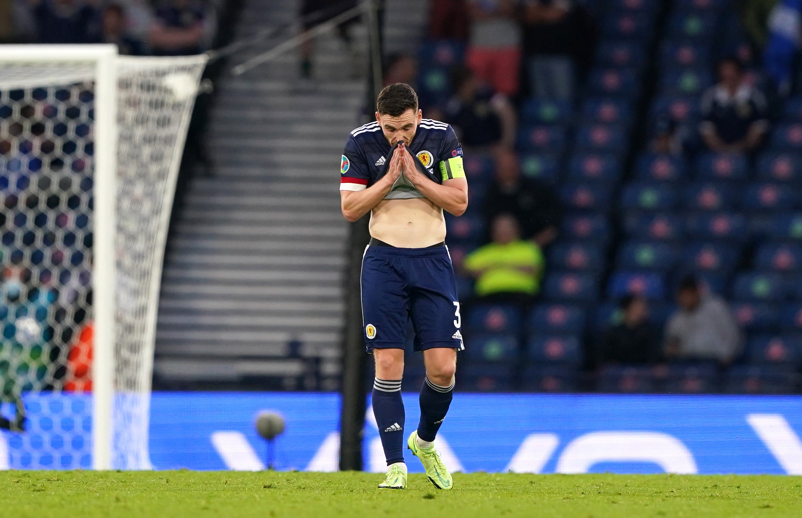 <p>Skipper Andy Robertson is determined to build on Scotland's Euro 2020 involvement</p>