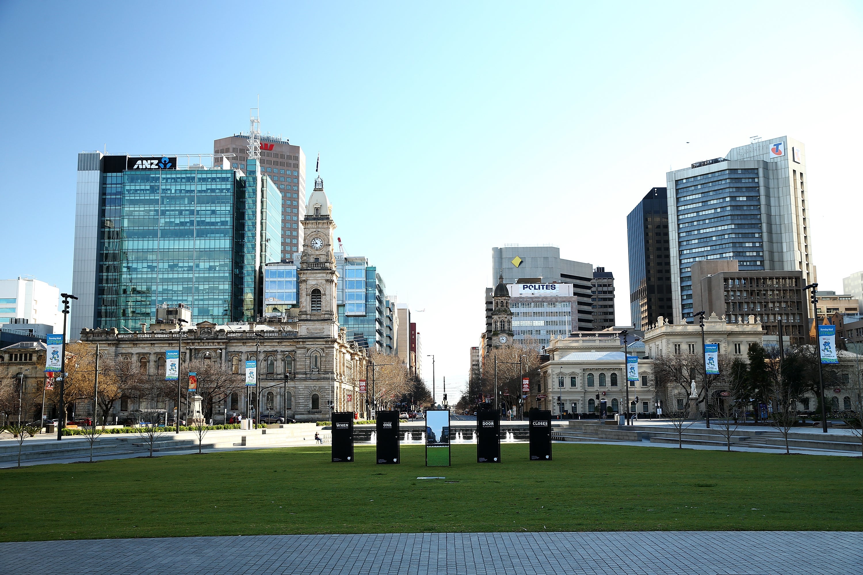 A view of central Adelaide, the city which is home to the University of South Australia.