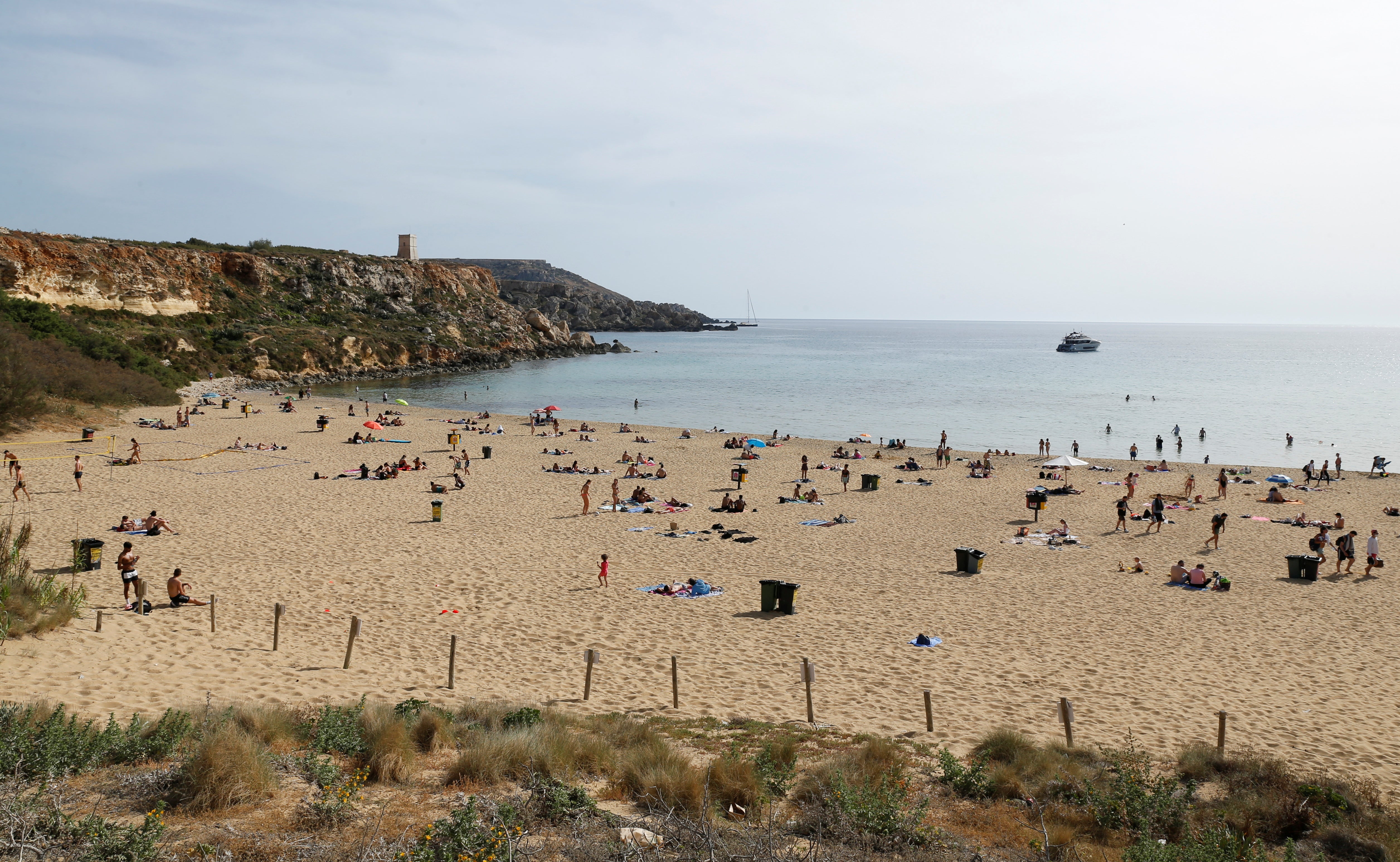 Stephen Martin Thomas moved to Malta to start a new life three years ago (pictured a beach in Malta)
