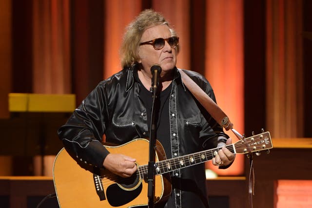<p>Don McLean performs at the Grand Ole Opry in Nashville, Tennessee, on 5 February 2020</p>
