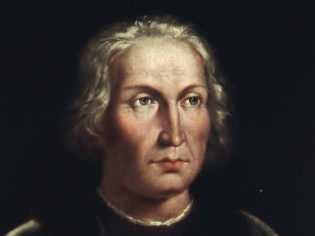<p>Portrait of Christopher Columbus from the Naval Museum in Madrid, 19 May 2006</p>