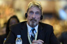 John McAfee death - latest news: Mysterious ‘Q’ posted to tech mogul’s Instagram before being found in jail