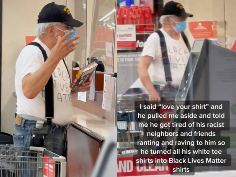 18x18 Multicolor Military Vet BLM Shirts Black Lives Matter BLM Vets Veterans of Military Throw Pillow