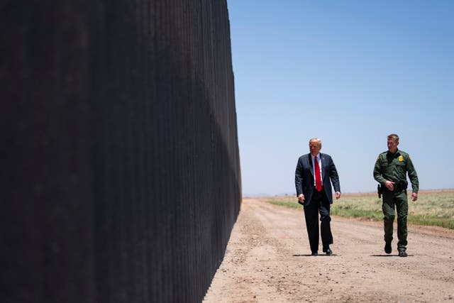 <p>Donald Trump slammed Joe Biden’s border policies as ‘depraved’ today in an op-ed ahead of the former president’s visit to the US-Mexico border.</p>