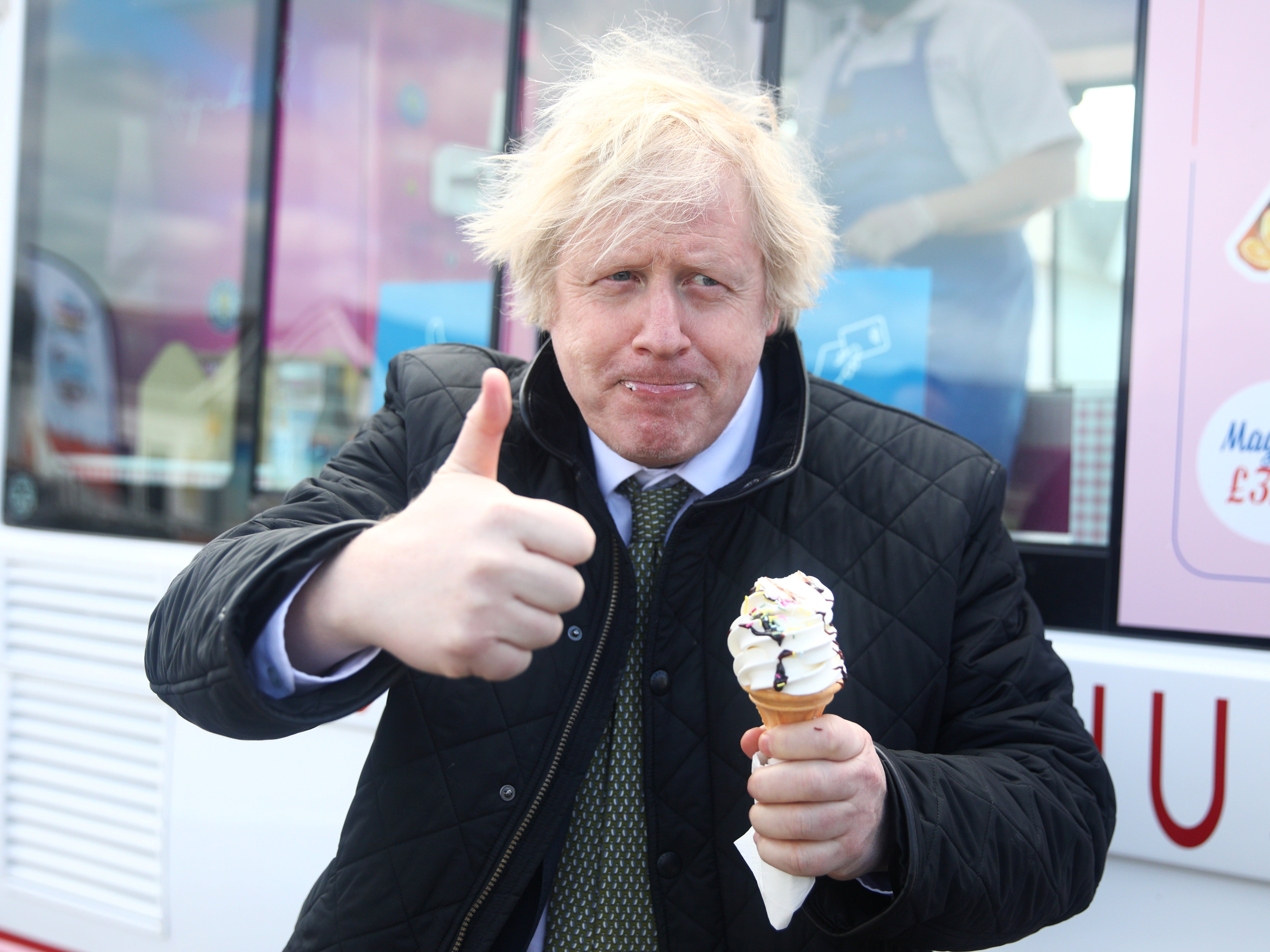 One flake short of a 99: don’t ask me, says Boris Johnson. You’re all on your own