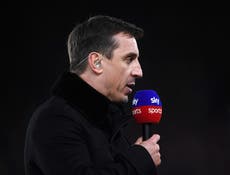 England vs Germany: Gary Neville picks his starting team for Euro 2020 last-16 game