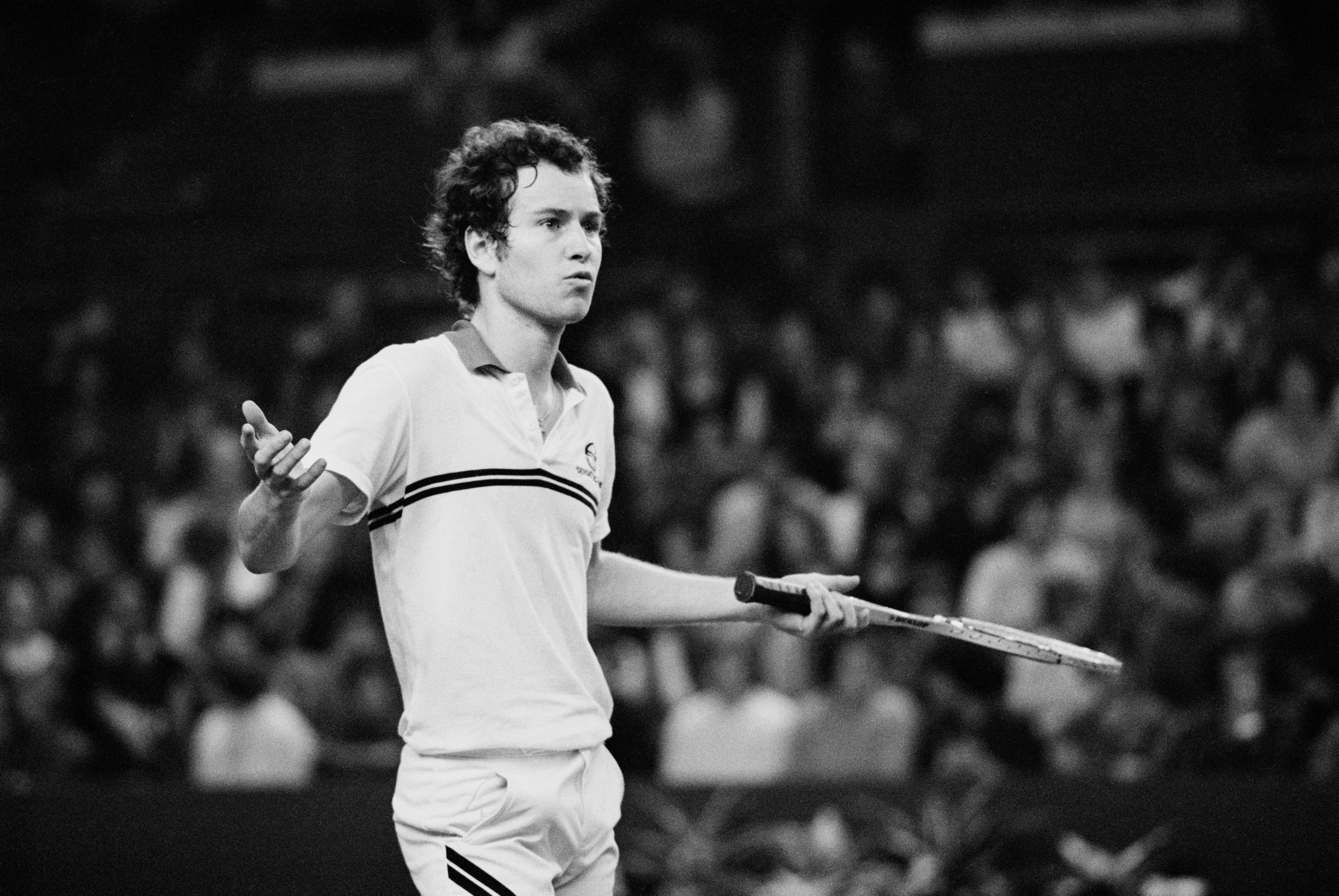 The ball’s out! McEnroe was a genius with the racket but had a terrible temper