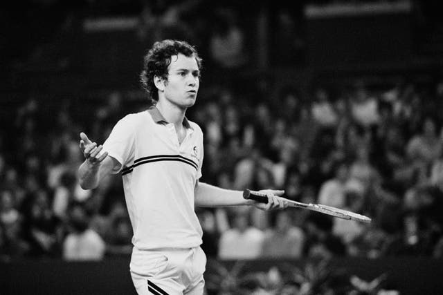 <p>The ball’s out! McEnroe was a genius with the racket but had a terrible temper</p>