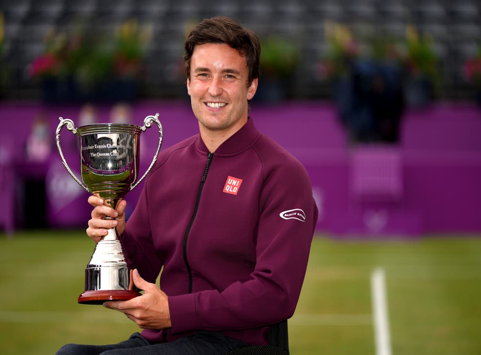<p>Great Britain’s Gordon Reid won the cinch Championships at The Queen’s Club on Sunday</p>
