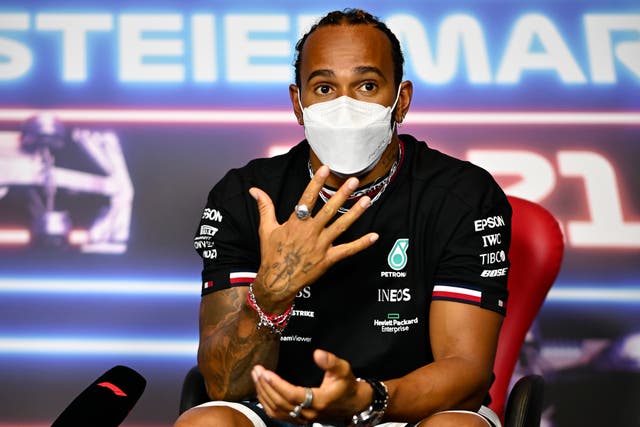 <p>Lewis Hamilton dice que está preocupado por la seguridad de los fanáticos en la carrera del próximo mes</p>