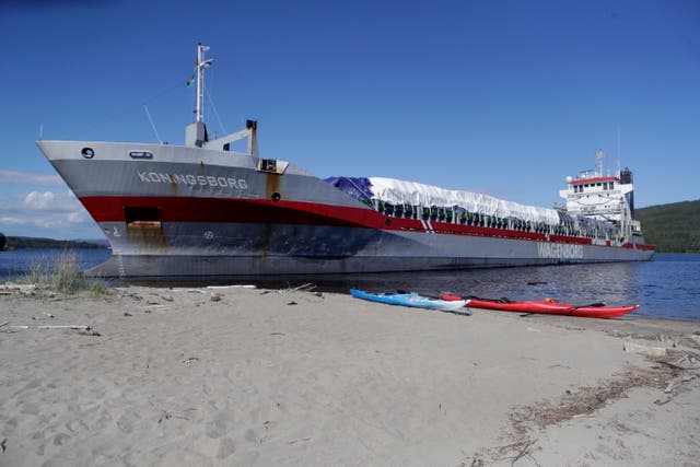 Sweden Grounded Ship