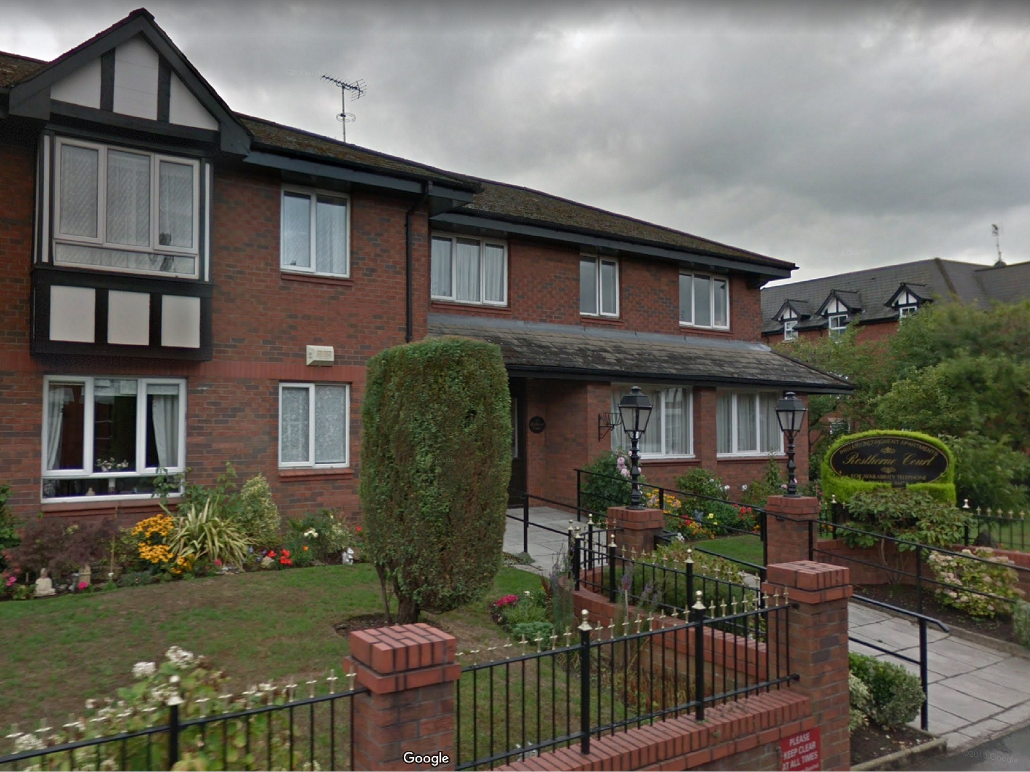 A couple were found dead in an apparent suicide pact at Rostherne Court retirement village in Altrincham, Greater Manchester.