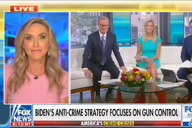 <p>Lara Trump’s assessment of the Fox News poll bombed on the breakfast show</p>