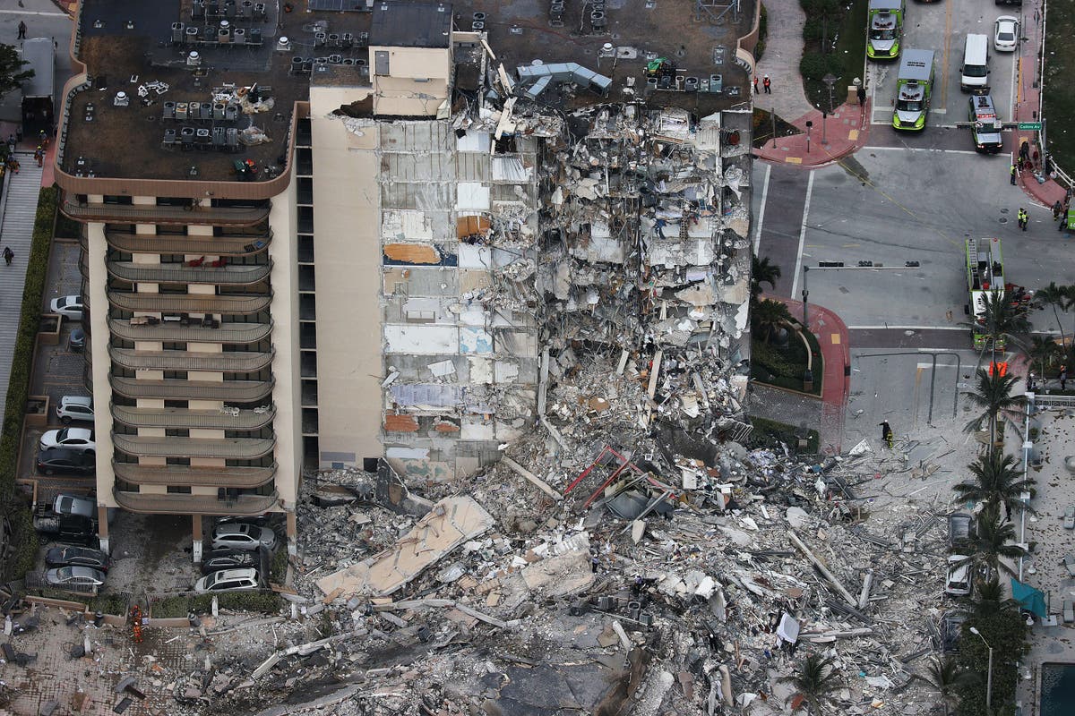 Survivor Search Continues at Collapsed Miami-Area Building - Bloomberg