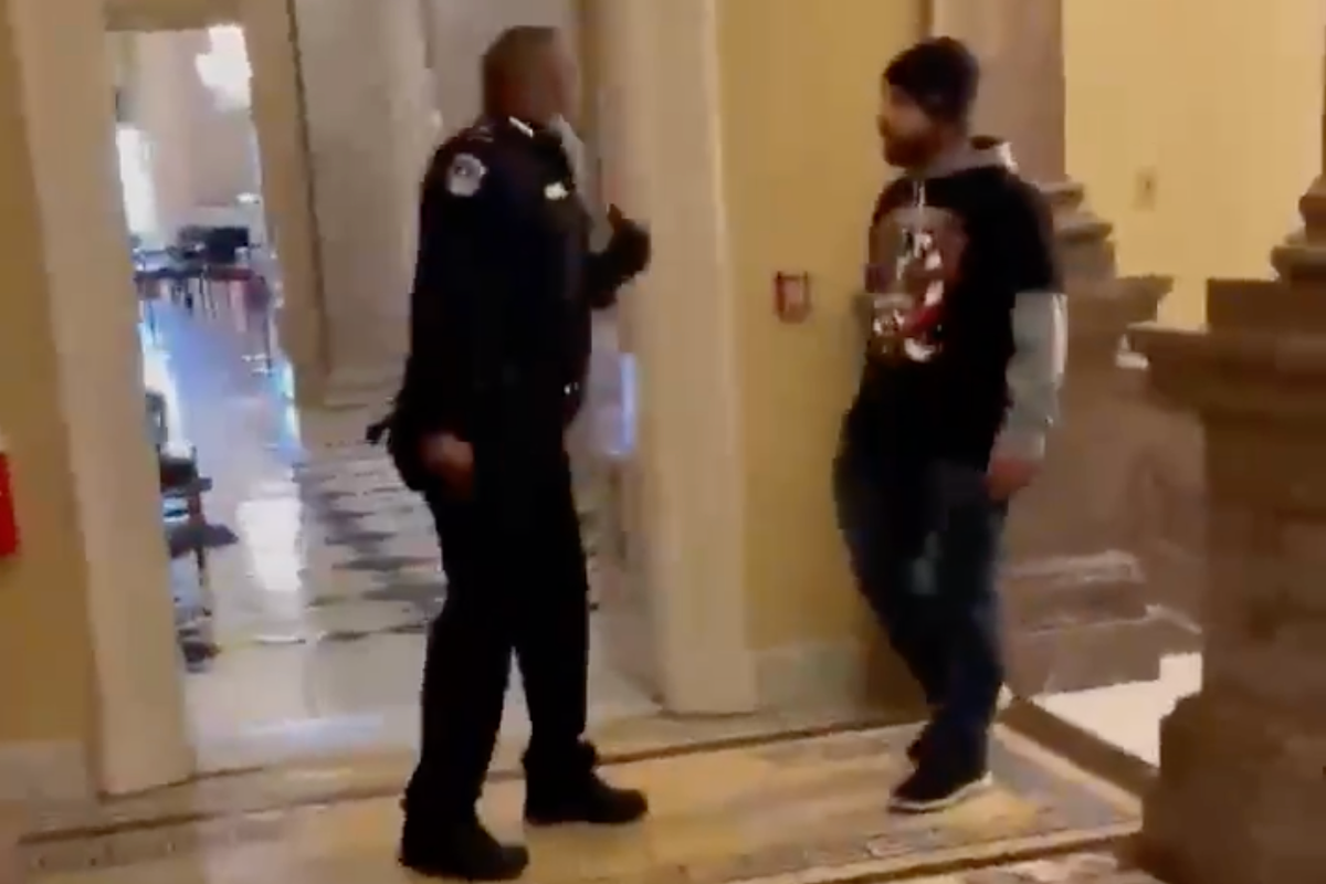 Troy Koen Capitol riot: Lawyer for rioter who confronted police officer blames ...