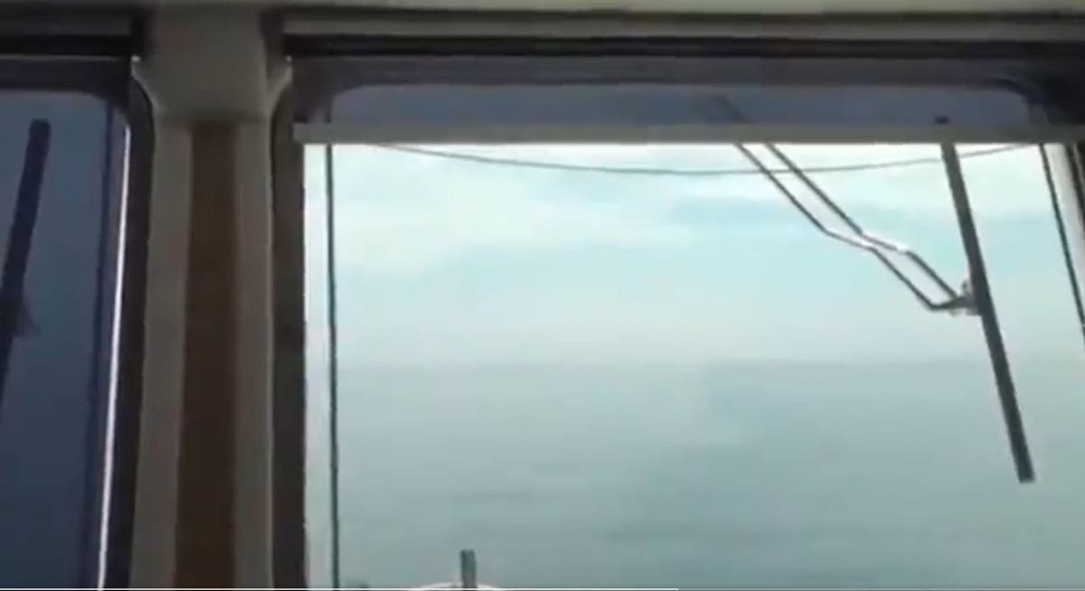 Russia news live: Moscow releases video of Black Sea clash with British navy