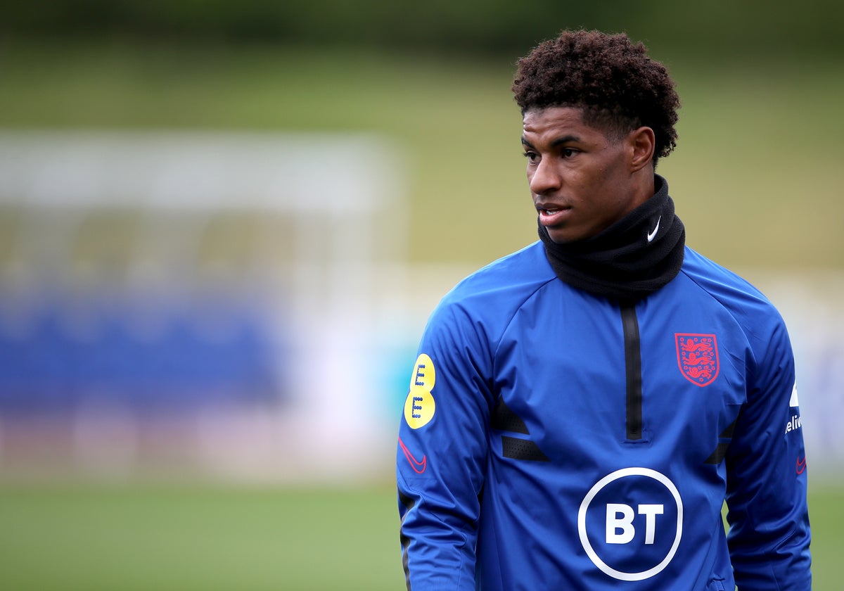England do not feel pressure of past Germany defeats, says Marcus Rashford