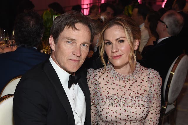 <p>File image: Stephen Moyer and Anna Paquin at the 27th annual Elton John AIDS Foundation Academy Awards Viewing Party </p>