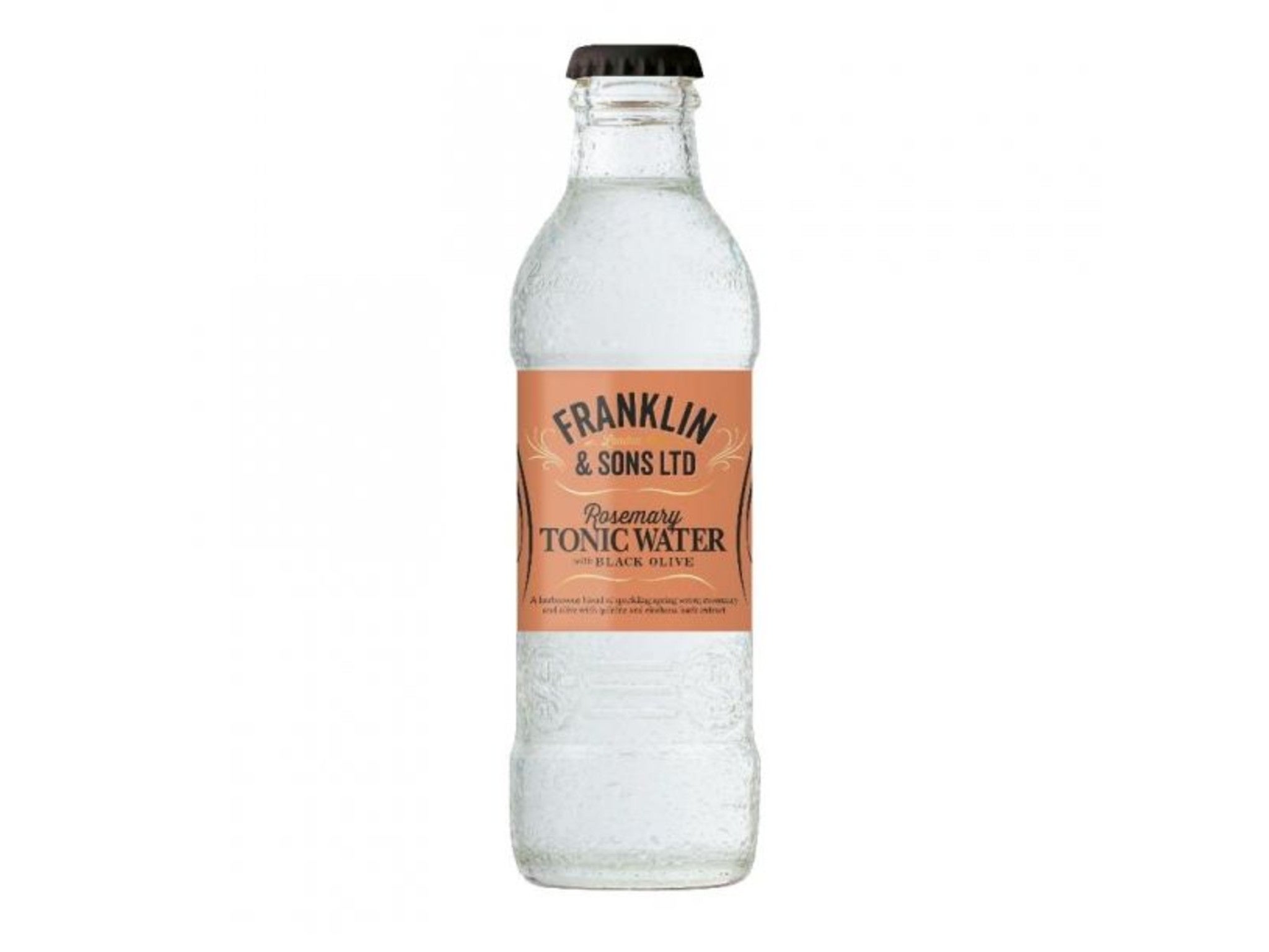 Franklin & Sons rosemary & black olive tonic water, 200ml x 24 indybest.jpeg