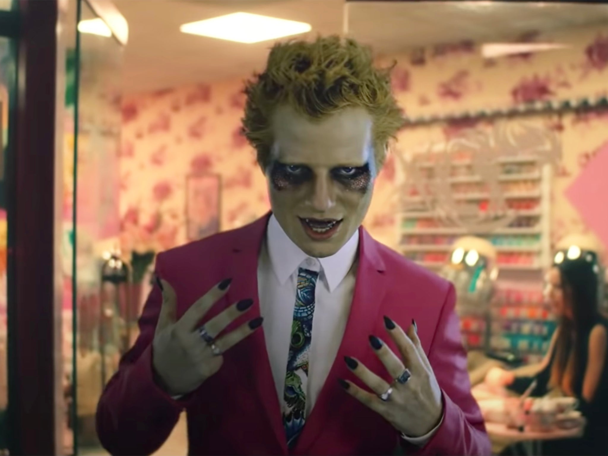 Ed Sheeran in the video for his single ‘Bad Habits’