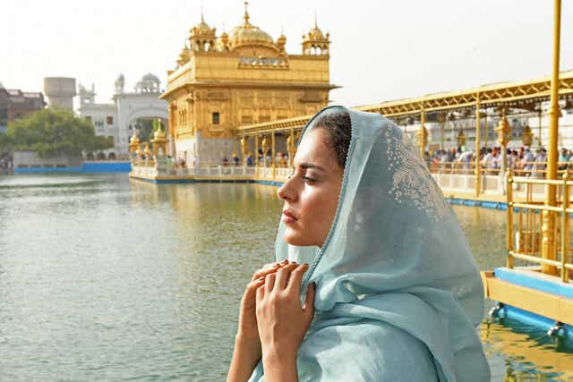 <p>File image:  Kangana Ranaut pays respect at the Golden Temple in Amritsar</p>