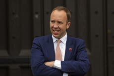 What did Matt Hancock say about Prof Neil Ferguson’s sex scandal?