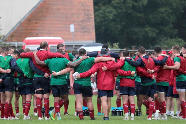 The Lions prepare for their first match after a 10-day training camp in Jersey