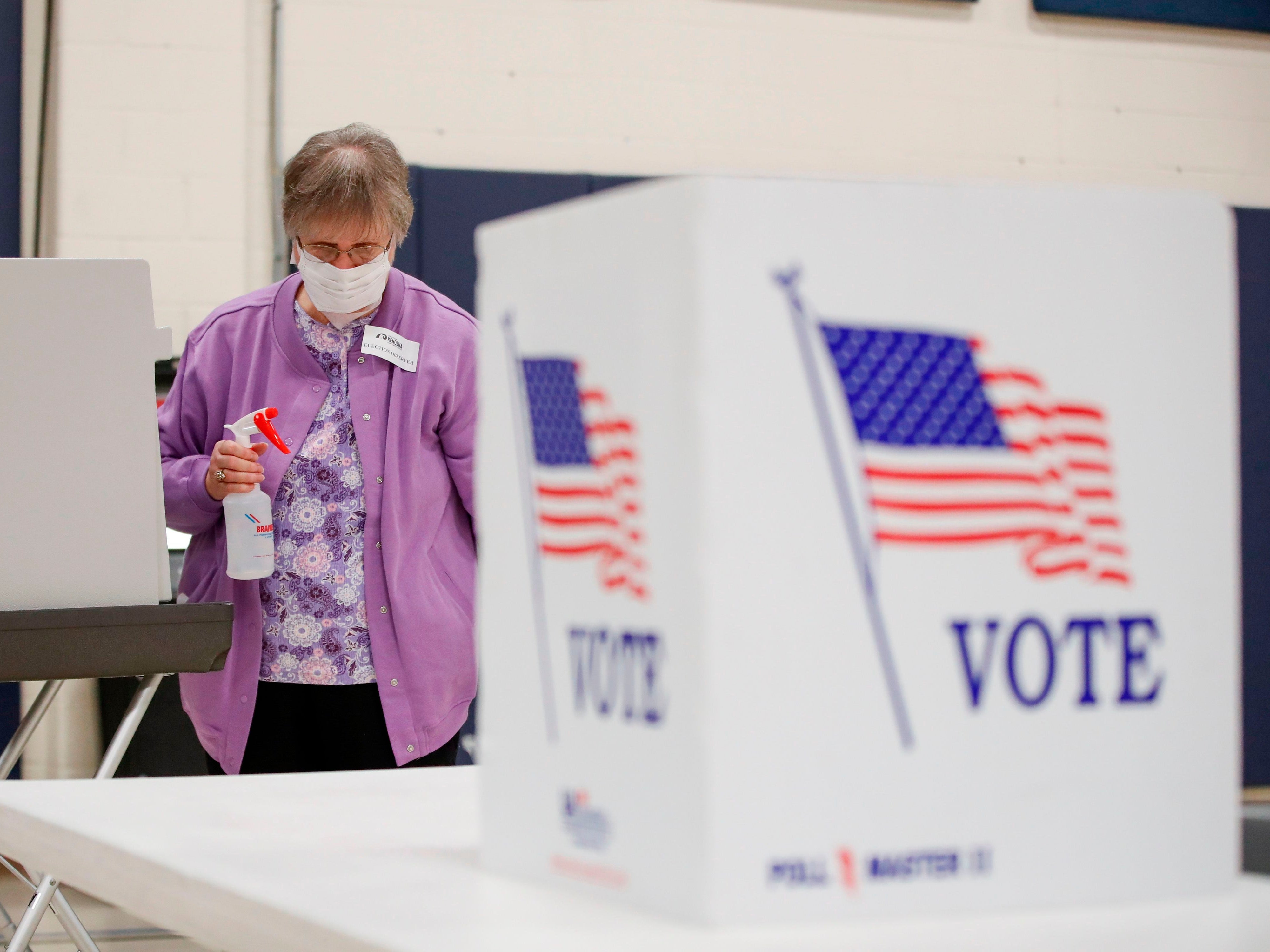 Election Day in Wisconsin, in 2020