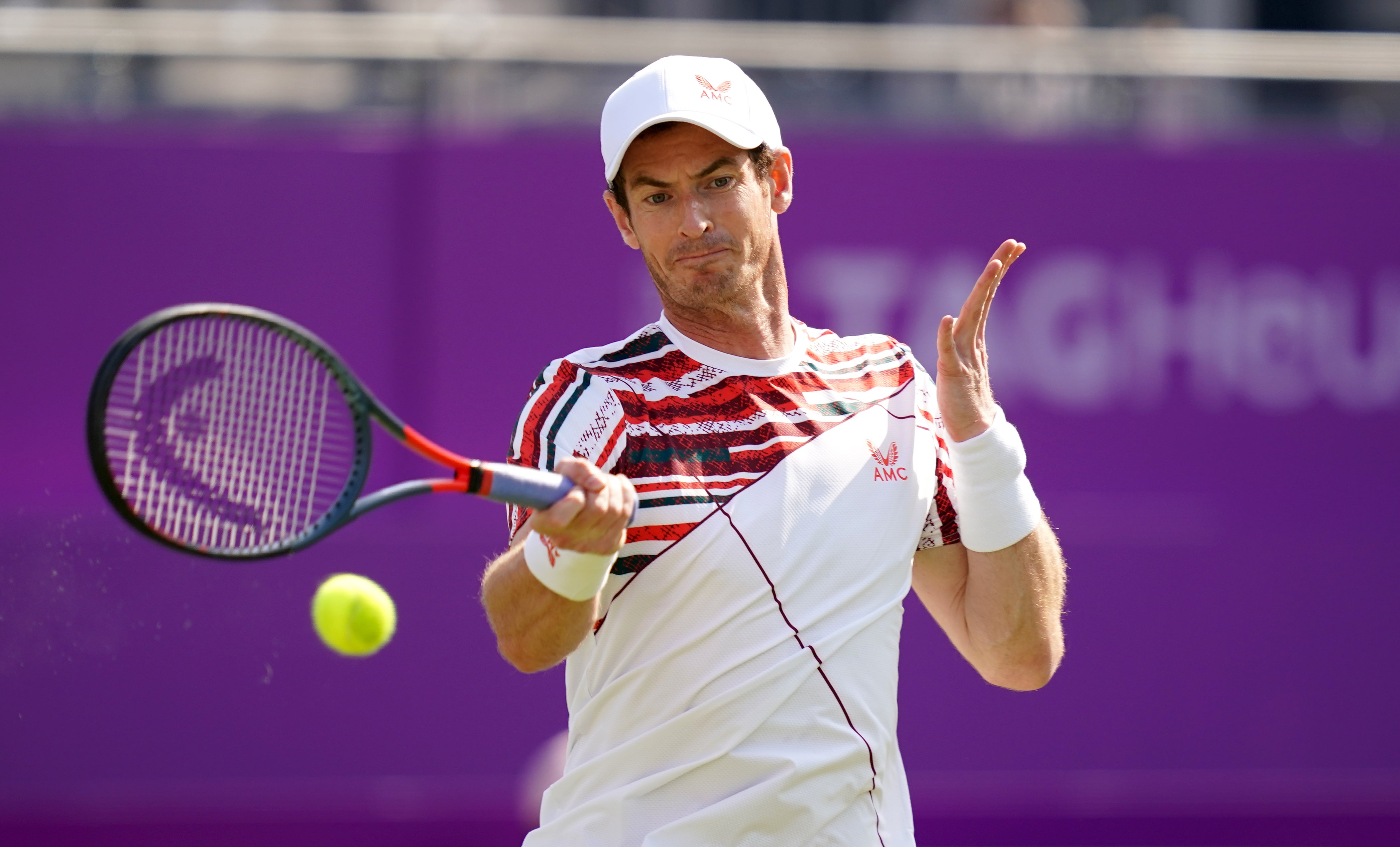 Andy Murray warmed up for Wimbledon by reaching the second round at Queen's Club